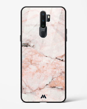 White Rose Marble Glass Case Phone Cover (Oppo)