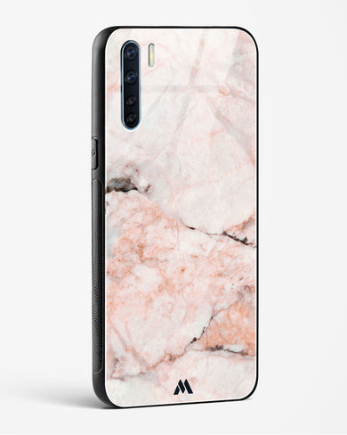 White Rose Marble Glass Case Phone Cover (Oppo)