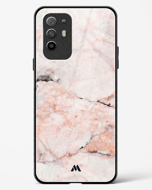 White Rose Marble Glass Case Phone Cover (Oppo)