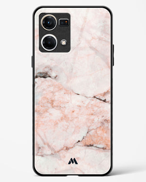 White Rose Marble Glass Case Phone Cover (Oppo)