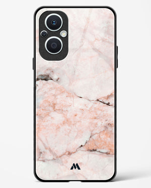 White Rose Marble Glass Case Phone Cover (Oppo)