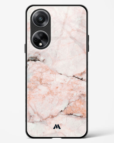 White Rose Marble Glass Case Phone Cover (Oppo)