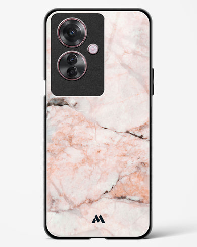 White Rose Marble Glass Case Phone Cover (Oppo)