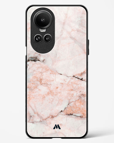 White Rose Marble Glass Case Phone Cover (Oppo)