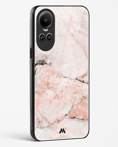 White Rose Marble Glass Case Phone Cover (Oppo)