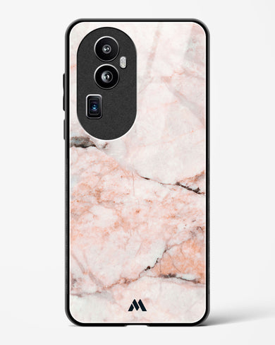 White Rose Marble Glass Case Phone Cover (Oppo)