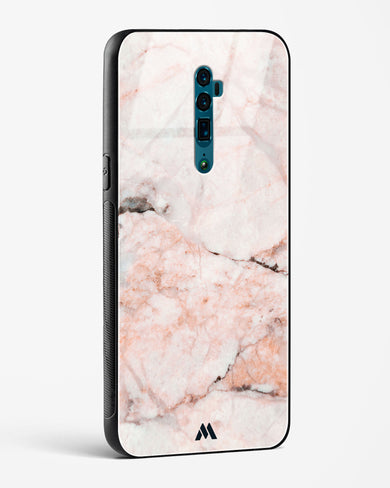 White Rose Marble Glass Case Phone Cover (Oppo)