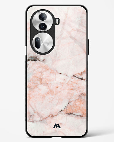 White Rose Marble Glass Case Phone Cover (Oppo)