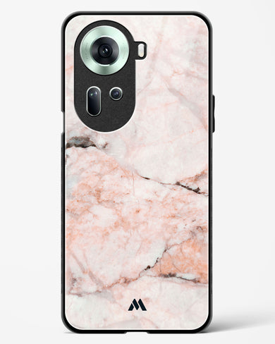 White Rose Marble Glass Case Phone Cover (Oppo)