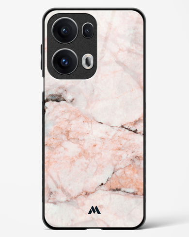 White Rose Marble Glass Case Phone Cover (Oppo)