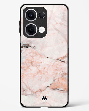 White Rose Marble Glass Case Phone Cover (Oppo)