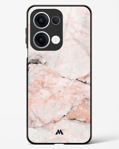 White Rose Marble Glass Case Phone Cover (Oppo)