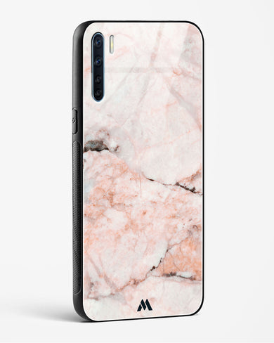 White Rose Marble Glass Case Phone Cover (Oppo)