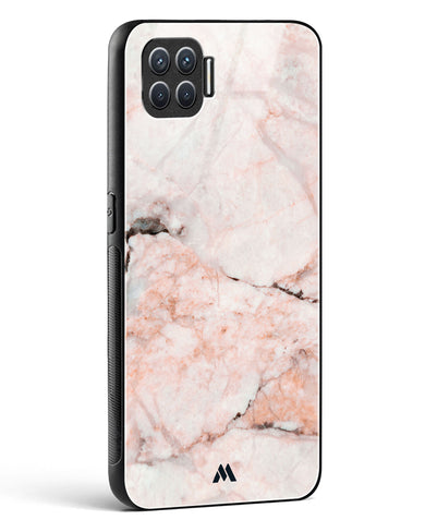 White Rose Marble Glass Case Phone Cover (Oppo)