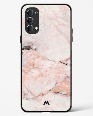 White Rose Marble Glass Case Phone Cover (Oppo)