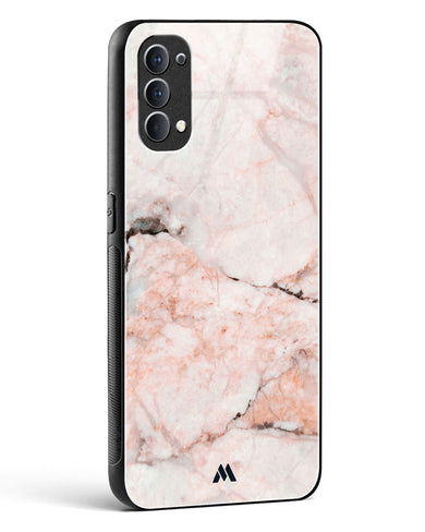 White Rose Marble Glass Case Phone Cover (Oppo)