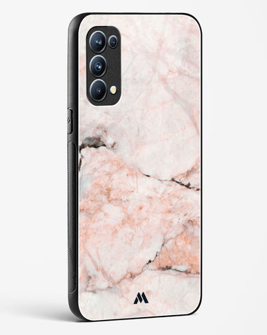 White Rose Marble Glass Case Phone Cover (Oppo)