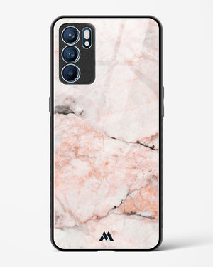 White Rose Marble Glass Case Phone Cover (Oppo)