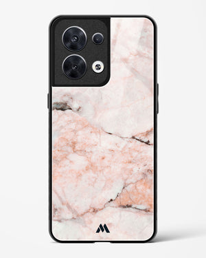 White Rose Marble Glass Case Phone Cover (Oppo)