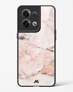 White Rose Marble Glass Case Phone Cover (Oppo)