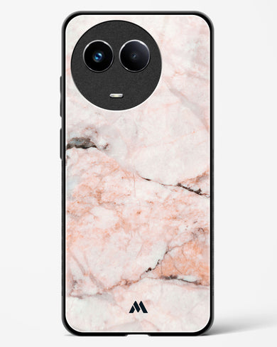 White Rose Marble Glass Case Phone Cover (Realme)