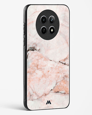 White Rose Marble Glass Case Phone Cover (Realme)