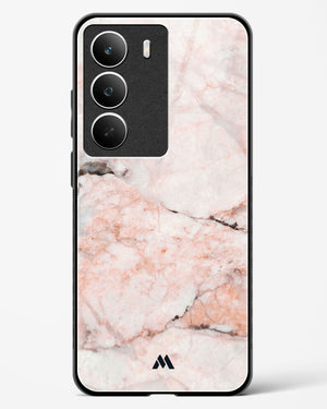 White Rose Marble Glass Case Phone Cover (Realme)
