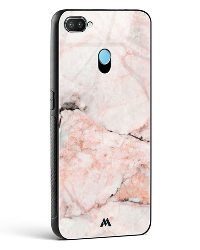 White Rose Marble Glass Case Phone Cover-(Realme)