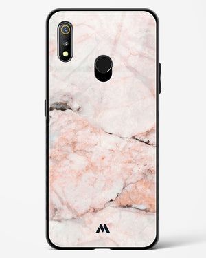 White Rose Marble Glass Case Phone Cover (Realme)