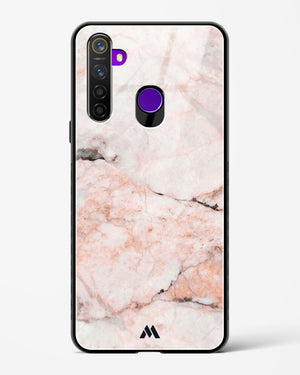 White Rose Marble Glass Case Phone Cover (Realme)