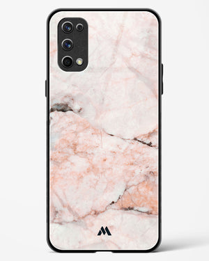 White Rose Marble Glass Case Phone Cover-(Realme)