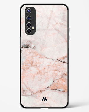 White Rose Marble Glass Case Phone Cover-(Realme)