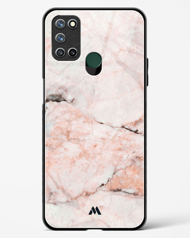 White Rose Marble Glass Case Phone Cover (Realme)