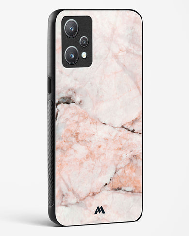 White Rose Marble Glass Case Phone Cover (Realme)