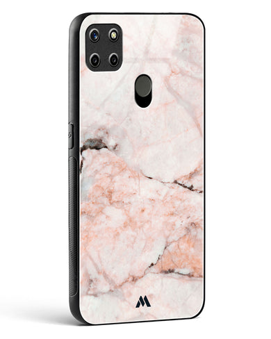 White Rose Marble Glass Case Phone Cover (Realme)