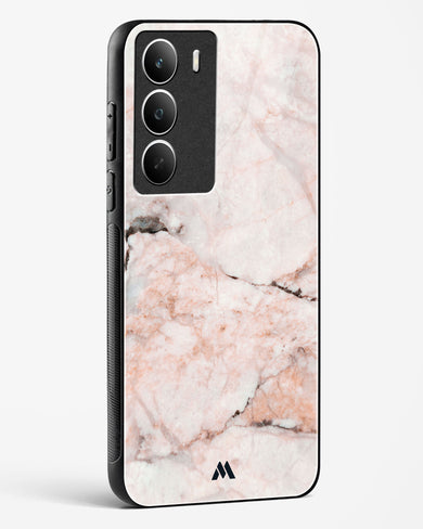 White Rose Marble Glass Case Phone Cover (Realme)