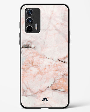 White Rose Marble Glass Case Phone Cover-(Realme)
