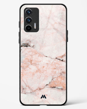 White Rose Marble Glass Case Phone Cover (Realme)