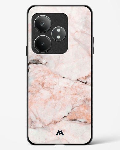 White Rose Marble Glass Case Phone Cover (Realme)