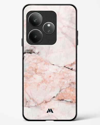 White Rose Marble Glass Case Phone Cover (Realme)