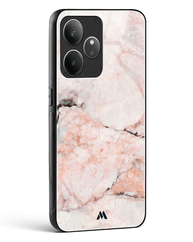 White Rose Marble Glass Case Phone Cover (Realme)