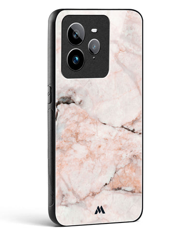 White Rose Marble Glass Case Phone Cover (Realme)