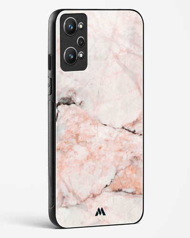 White Rose Marble Glass Case Phone Cover (Realme)