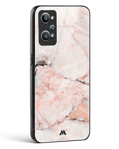 White Rose Marble Glass Case Phone Cover (Realme)