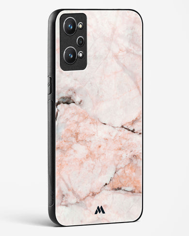White Rose Marble Glass Case Phone Cover (Realme)