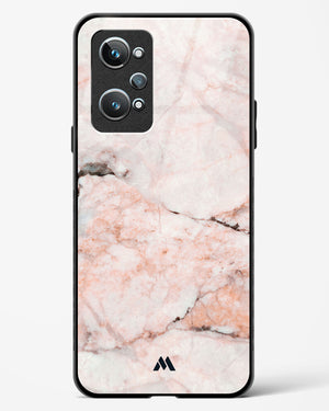 White Rose Marble Glass Case Phone Cover (Realme)