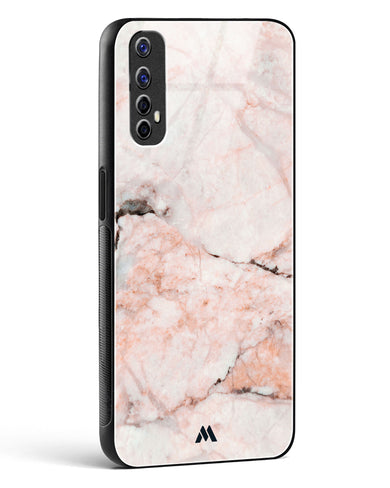 White Rose Marble Glass Case Phone Cover (Realme)