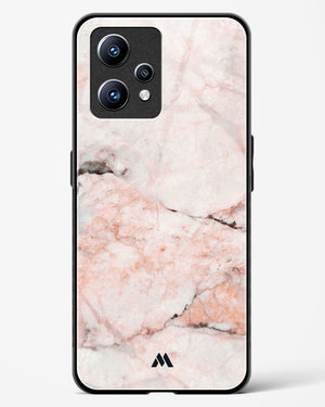 White Rose Marble Glass Case Phone Cover (Realme)