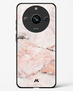 White Rose Marble Glass Case Phone Cover (Realme)