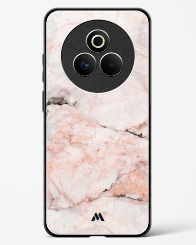 White Rose Marble Glass Case Phone Cover (Realme)